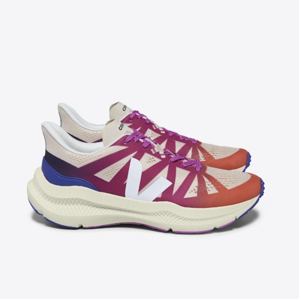 NEW VEJA CONDOR 3 ENGINEERED-MESH AREIA WHITE GRADIENT WOMEN SIZE US 6 (EU 37)